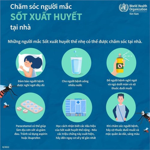  Cách chăm sóc bệnh nhân sốt xuất huyết như thể nào???